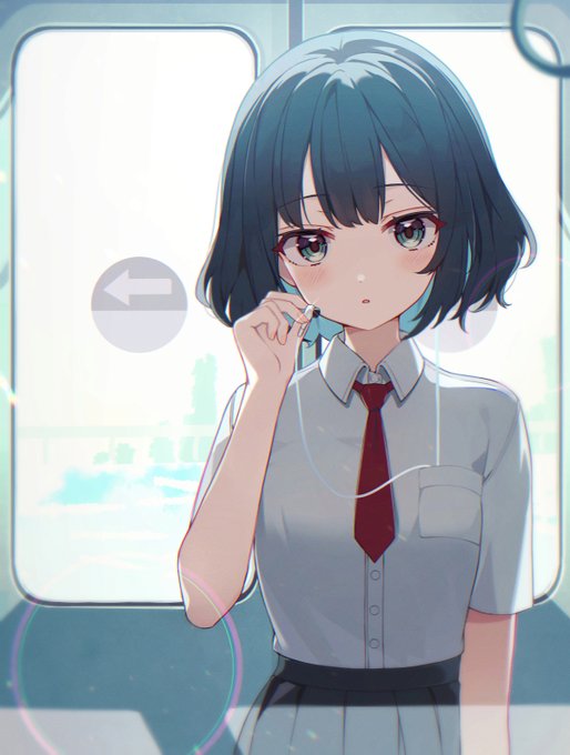 「女の子 電車内」のTwitter画像/イラスト(新着)｜5ページ目