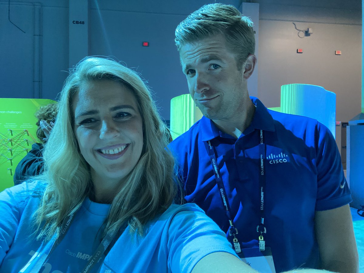 Another great day at #CiscoImpact! I had the opportunity to meet several of my business partners live including our very own <a href="/jonathandavidsn/">Jonathan Davidson</a>, our Native American Network and our @CBPGlobal team members! #wearecisco #Unstoppable