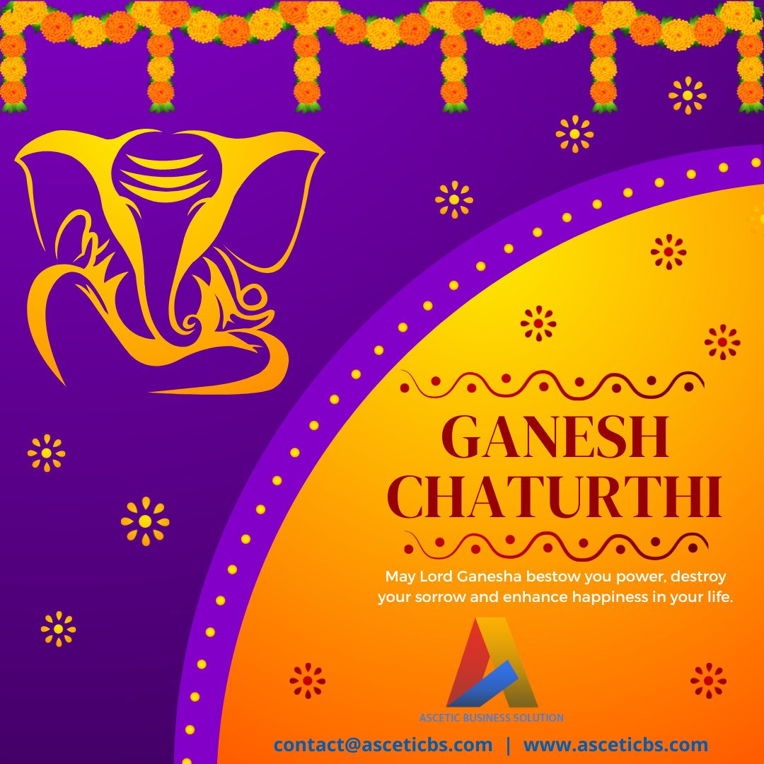 AsceticBs's tweet photo. May Lord Ganesha bestow you power, destroy your sorrow and enhance happiness in your life.
#Happy #Ganesh #Chaturthi!

#AsceticBS #Odoo #Partner in #USA #INDIA #UAE
#festival #ganeshchaturthi #celebrations #warmwishes #odoo #India https://t.co/94Y8fNPsHE