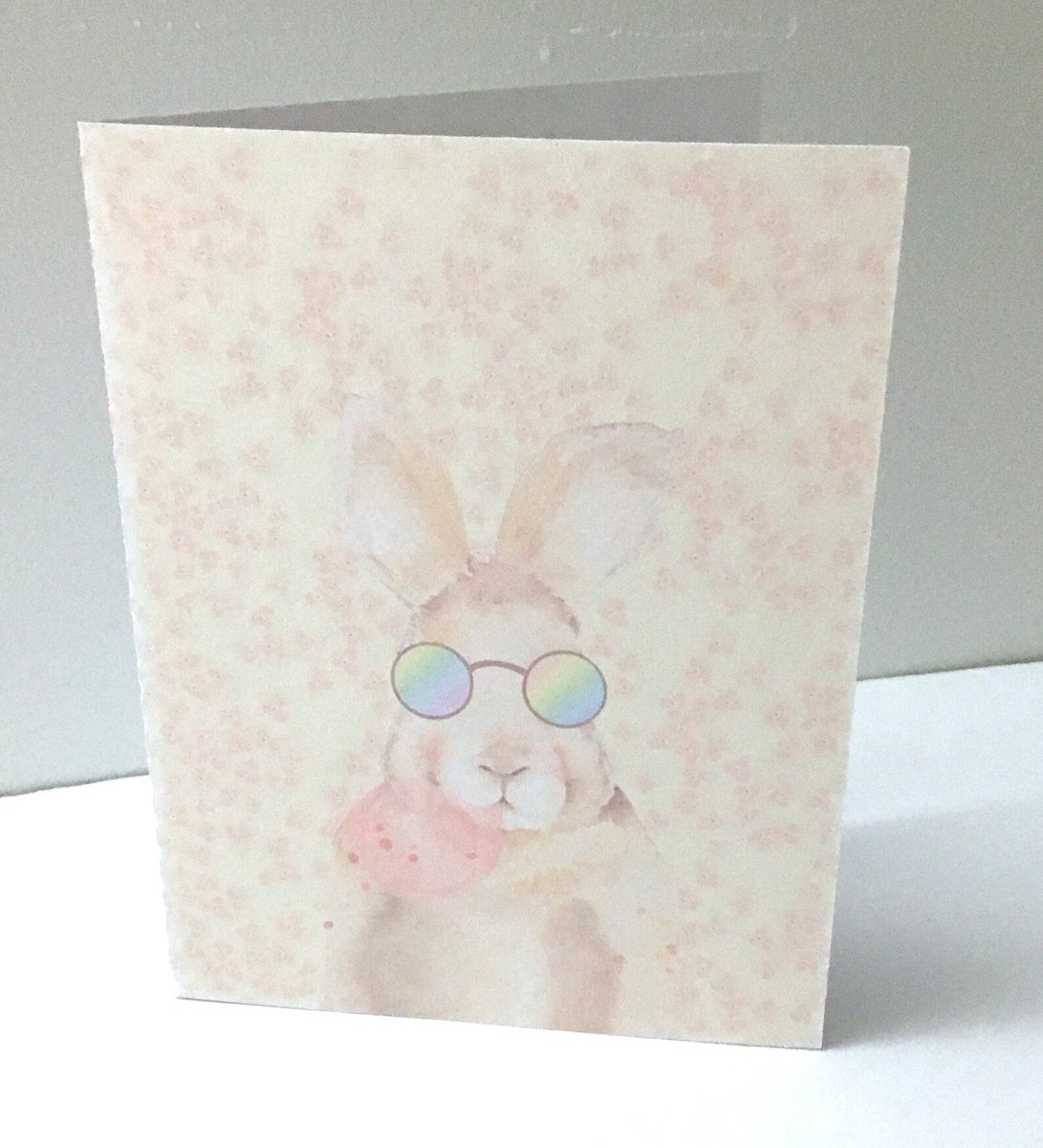 ElkanYang's tweet photo. Cool Bunny Card , Blank inside , Sunglasses , Easter , Rabbit , Kids , Adults , Family , Friends , Printed
 #cool #card #Easter #Rabbit #Adults #Printed #Sunglasses #bunny #blank #kids #AAmazingPaperCraft #EtsyEmail

👉https://t.co/kuY1z8JSD6 https://t.co/L61H2qisgz