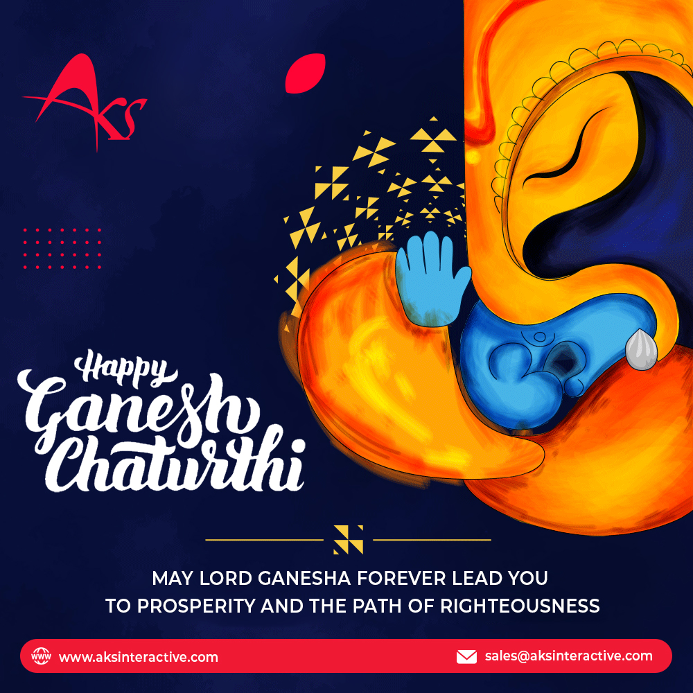 aksinteractive's tweet photo. May Lord Ganpati brings you good luck and prosperity! Happy Ganesh Chaturthi!

#AKS #GaneshChaturthi #LordGanpati #Ganesha #ganpatibappamorya #Ganpati #गणेश_चतुर्थी #HappyGaneshChaturthi!🎉 https://t.co/vpL1F6xpOl