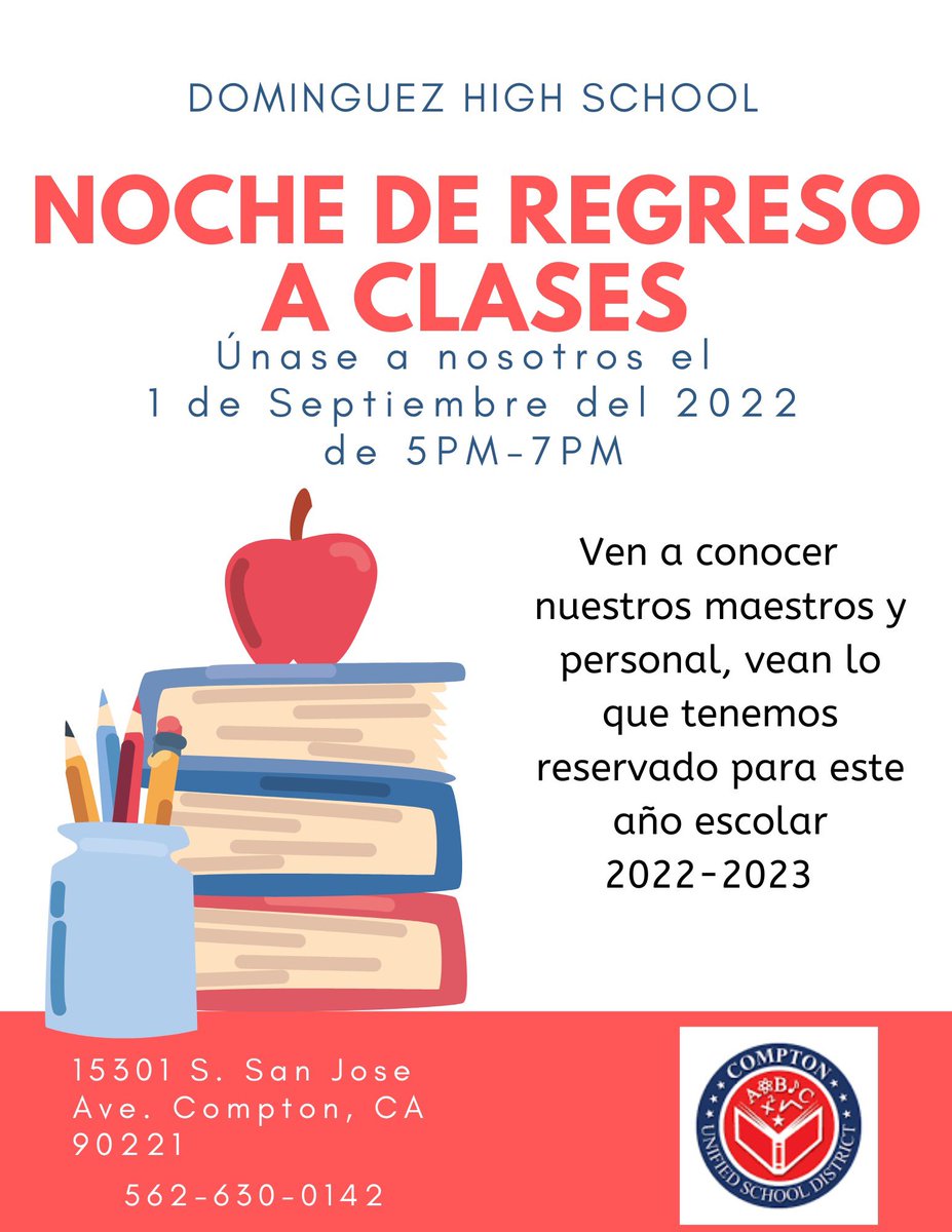 Genuinely excited to meet our Don families in-person for the first time in years! #LOVELISTENLEARNLEAD <a href="/DominguezHSDons/">Dominguez High School</a>