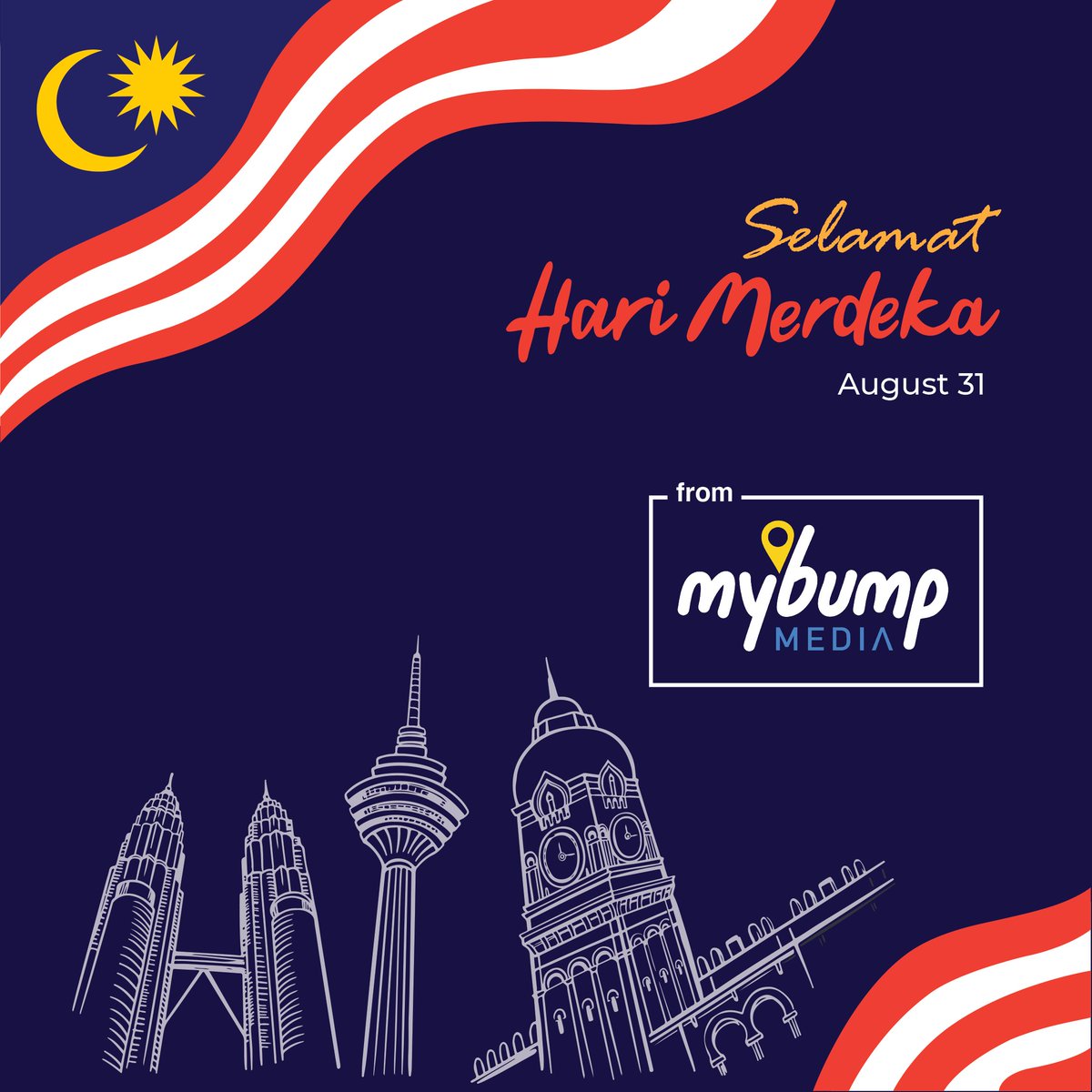 #TeamMyBump would like to wish everyone a very happy Hari Merdeka!

#merdeka #merdeka2022 #merdekamalaysia #mybumpmedia