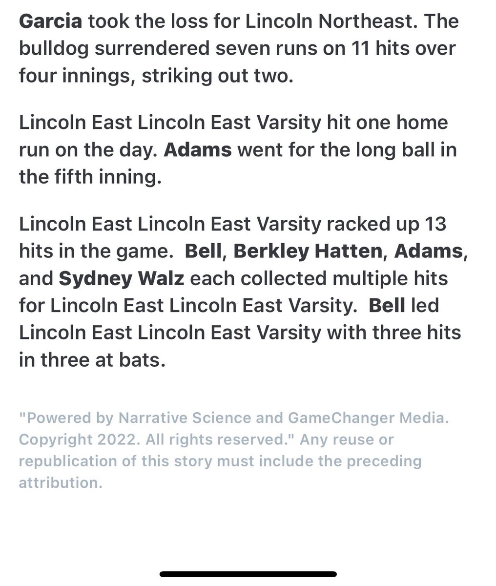 NEQuakesNatl18u's tweet photo. 🥎🥎Da BUS 🚌 wouldn’t stop and the Bell 🔔kept ringing! 🥎🥎. 2023 uncommitted RHP Jordan Bussey @jordanbussey10 with a no hitter and 2024 uncommitted P/MI Delaney Bell @delaneybell went 3/3. #DingDongDing @QuakesRecruit @NEQuakesSB https://t.co/LUyl92AWK0