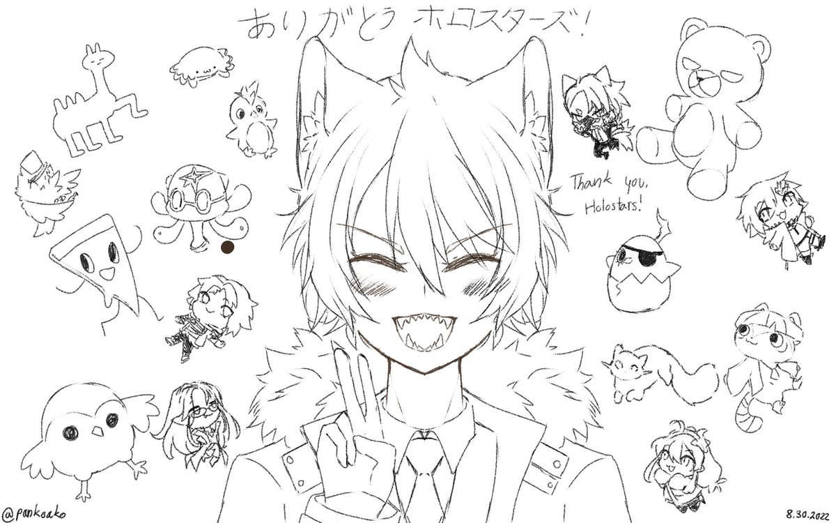 pankoako's tweet image. Today marks the 1st anniversary of me being a Holostars fan.
Thank you. Keep shining.
#みやびじゅつ #イヅル描いたぞ #アランの画廊 #りつあーと #アステル絵ダ #騎士絵画 #描クテル #シ絵ン #オウ画 #封魔絵 #Uyu_Art #ガンマのラクガキ #燐央絵 #WorkofAlt #MagniOpus #ArtXel #ScholART