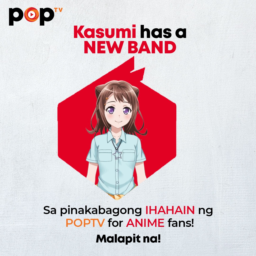 PopTVPH's tweet photo. Kilala niyo ba siya? 😎

Abangan ang BanG Dream! sa pinakabagong IHAHAIN ng POPTV para sa anime fans!

MALAPIT NA! Kaya i-download na ang POPTV Pinas app mula sa iyong Apple App Store, Huawei AppGallery o Google Play Store!

#POPTV #fyp https://t.co/E7zWIUXlLU