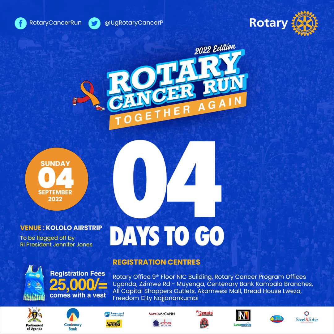 MudangiPeter's tweet photo. Rotary Cancer Run this weekend https://t.co/wlp84UPCUY