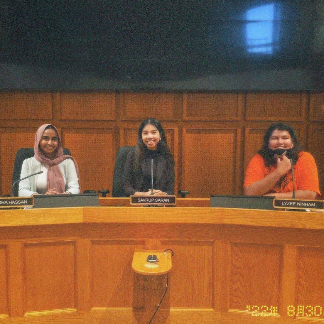 First board meeting ✅

The sense of community I felt today among TVDSB officials was incredible. Safe to say, our board is in great hands and I hope only to contribute to its greatness during my term. To my Cos, mentors, and staff, thank you for everything <3