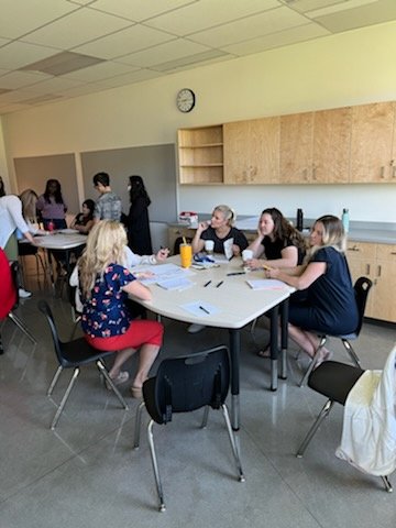 The staff of Joan Carr School spent the morning establishing ways to promote a positive school culture as we open this beautiful new school. We are so proud of our staff as they are committed to providing a learning environment conducive to student achievement and success.