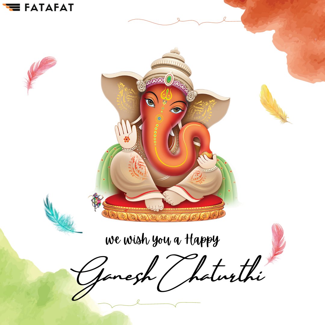 FatafatMe's tweet photo. Wishing you all a very happy Ganesh Chaturthi..!
Ganpati Bappa Morya..!

Follow @fatafat_india 
.
.
.
.
.
.
.
.
#GanpatiBappaMorya #ganpati #ganpatibappa #Ganpatifestival #GaneshChaturthi2022 #Ganeshotsav2022 #GaneshaChaturthi #GaneshChathurthi #GaneshaChaturthi https://t.co/Xz8Zwwvmfz