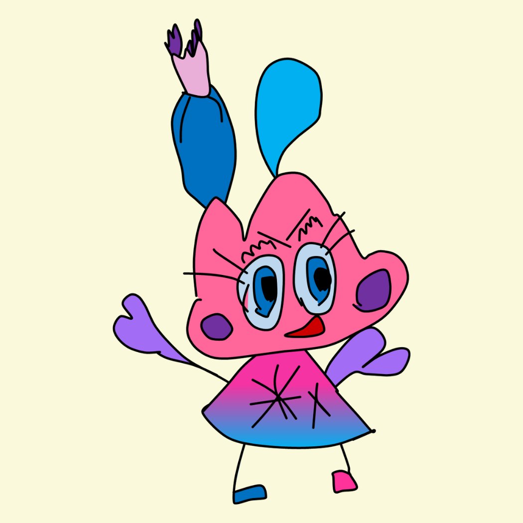 sleepbuildrun's tweet photo. my daughter's drawing, colored by @yenderful 

I think I have a future artist in the making. https://t.co/6kdC9Yne7e