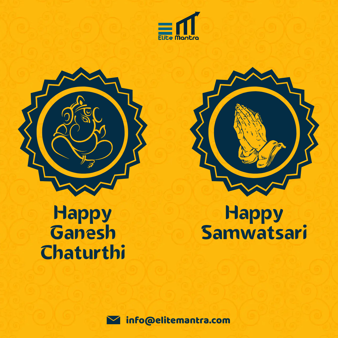 EliteMantra's tweet photo. The day to seek forgiveness and worship from the God of Wisdom!

Elite Mantra wishes you all a very Happy Ganesh Chaturthi and Samwatsari.

#HappyGaneshChaturthi #ganeshchaturthi #Ganpati #lordganesh #GanpatiBappaMorya #michhamidukdam #happysamvatsari #forgiveness #elitemantra https://t.co/0OELJVFlAO
