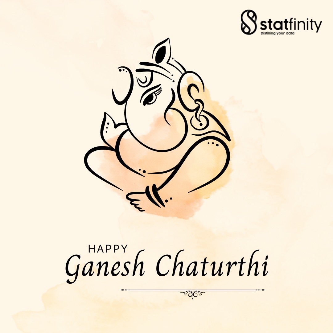 statfinityhq's tweet photo. Team Statfinity wishes you all a very Happy Ganesh Chaturthi! โจ
May Lord Ganesh bring you good luck and prosperity!
#ganeshchaturthi #ganeshchaturthi2022 #statfinityindia #statfinitypvtltd #indianfestival #team #culture https://t.co/zqJvqsOGM2