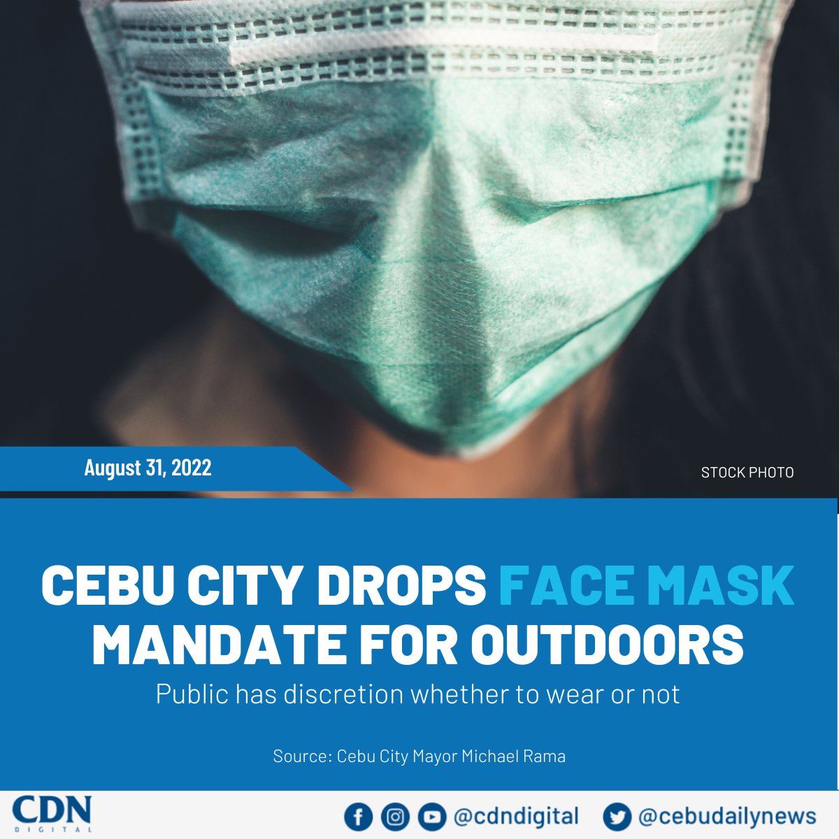 CDN Digital on Twitter "ICYMI Face masks are no longer mandated when