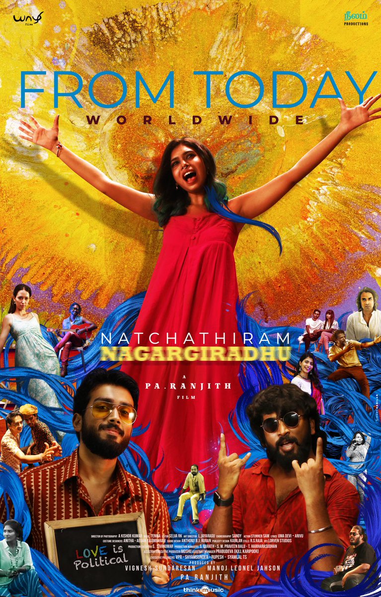 CineDot's tweet photo. #NatchathiramNagargiradhu is getting  positive  review  and  want be big hit film best wishes  to the team @beemji sir and team 👍 https://t.co/rgFcMe5tMU