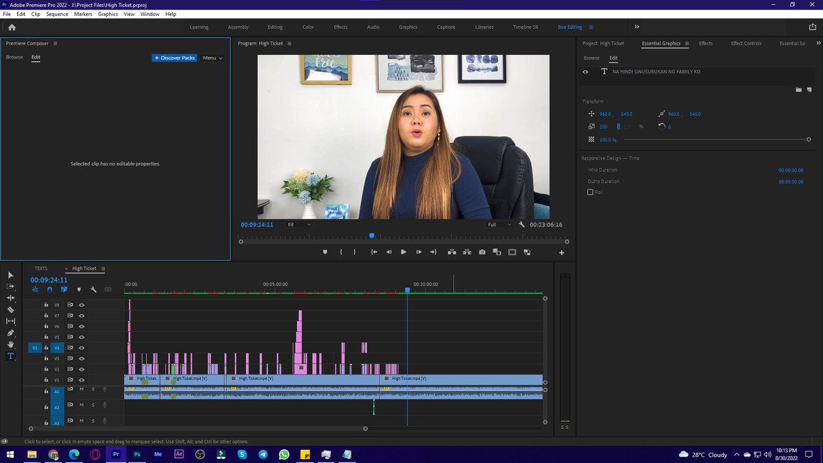 editwithbea's tweet image. Working on a new video editing project!