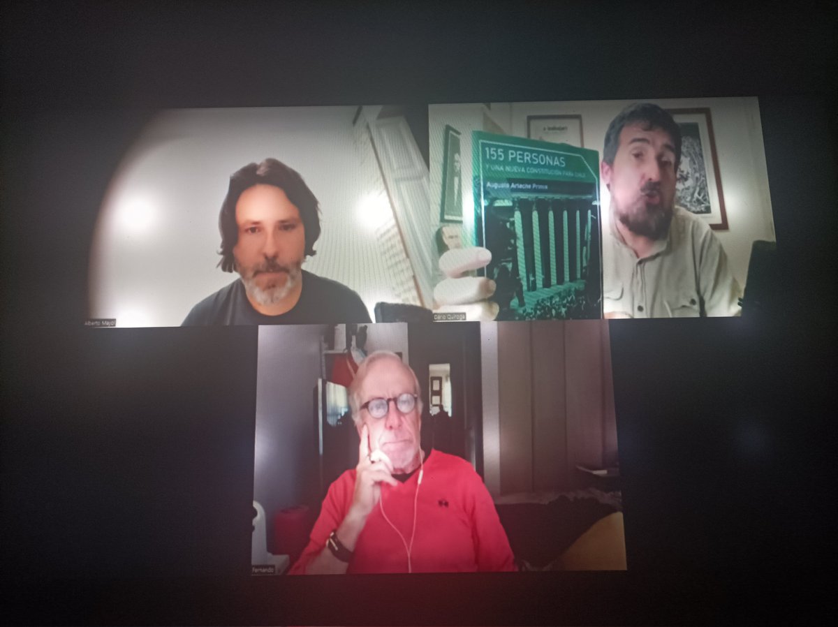 scarletteolguin's tweet photo. Un grande @nelsonosses y @Trolecl tremendo trabajo en el Libro "155 Personas y una Nueva Constitución para Chile", todos a correr por el suyo!!! 📖🎉🎉 
@Padrino50leyes @AlbertoMayol @QuirogaCalama https://t.co/O0ND5yKDzD
