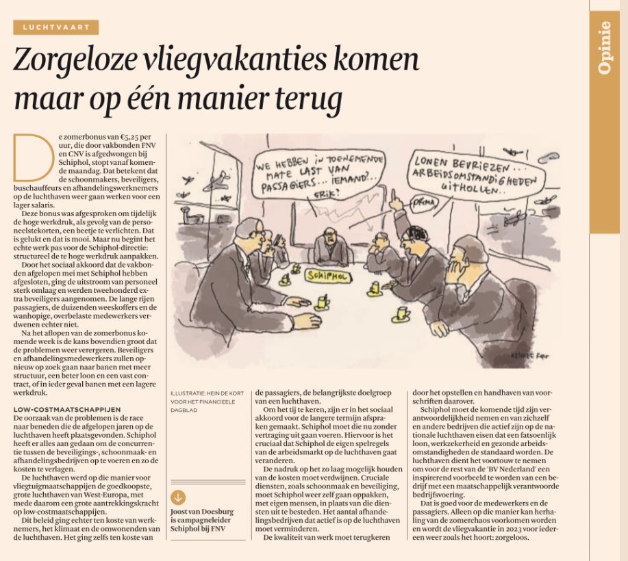 Zorgeloze vliegvakanties komen maar op één manier terug #Schiphol #personeel

Kwaliteit van werk