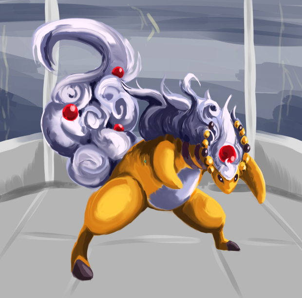GoblinQChesh's tweet photo. Not quite finished yet but heres the #wip when it gets some colour #pokemon #digitalart #krita #amphros
Streamed live on discord for members/patreons https://t.co/iOwQuHULc2