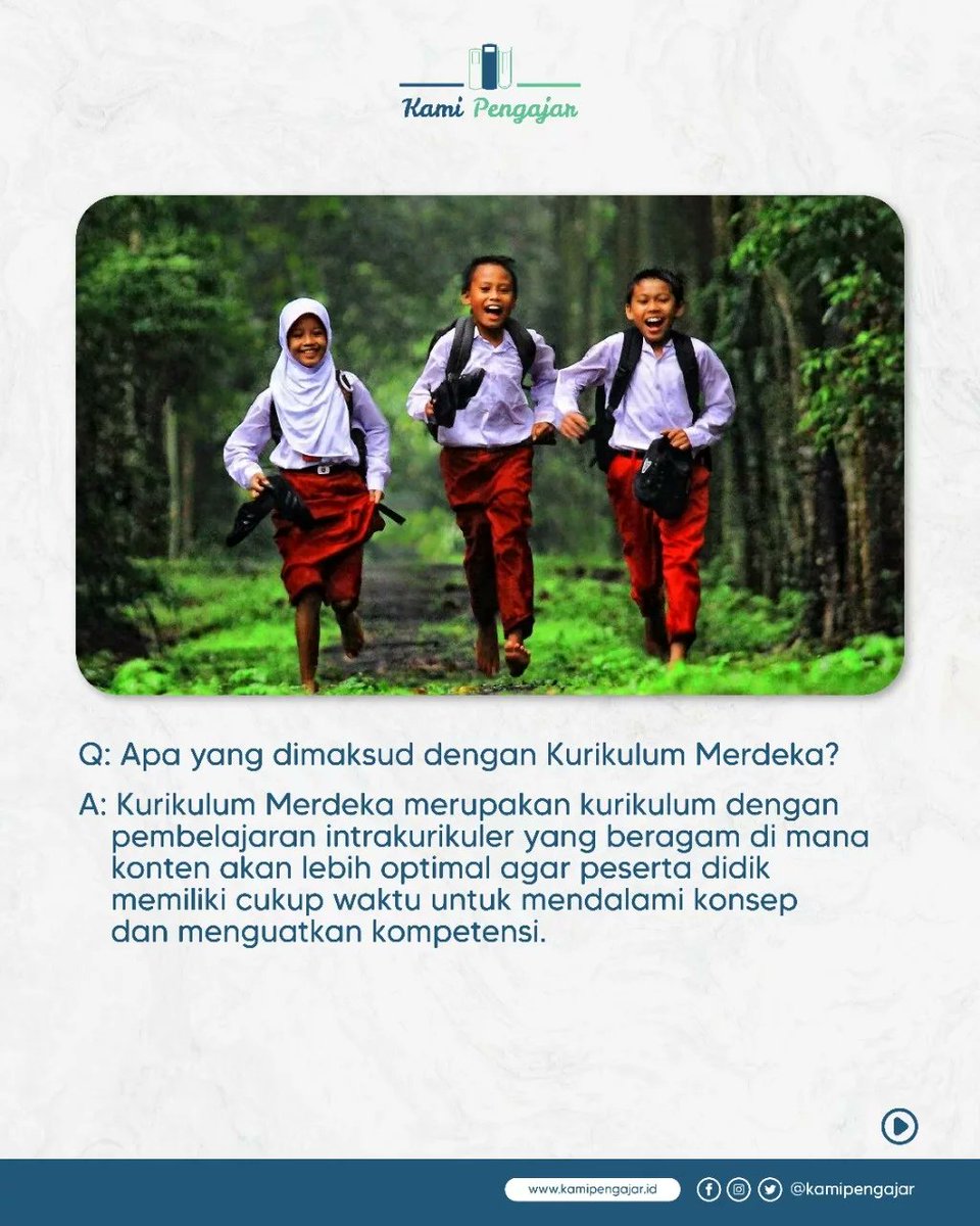 KamiPengajar's tweet photo. Hallo Sobat Pengajar,

Masih ada yang bingung dengan penerapan Kurikulum Merdeka? Tenang, nggak usah khawatir, Minjar bantu jawab beberapa pertanyaan yang sering ditanyakan terkait Kurikulum Merdeka 😊 https://t.co/cX3edPFYHE