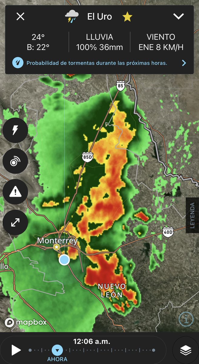 MauroMoralesMtz's tweet photo. Imagen para enmarcar. Lluvias al Norte, Oriente y Sureste de #NL. Mañana veremos el recuento de los daños y beneficios. Hasta aquí mi reporte Joaquín! Buenas noches. https://t.co/Z5Rq3mngaN