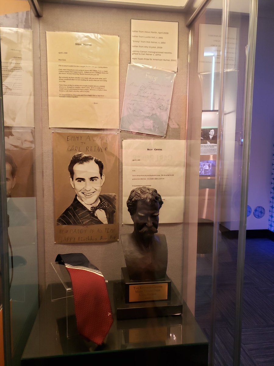 MeghanFord13's tweet photo. Finally got back to Jamestown, NY for the first time in three years. I cannot express how amazing the trip was, but the absolute highlight was @NtlComedyCenter 
As a parent, but moreover a fan of both @carlreiner and @robreiner this vignette brought me to tears https://t.co/3RdznYHqDc
