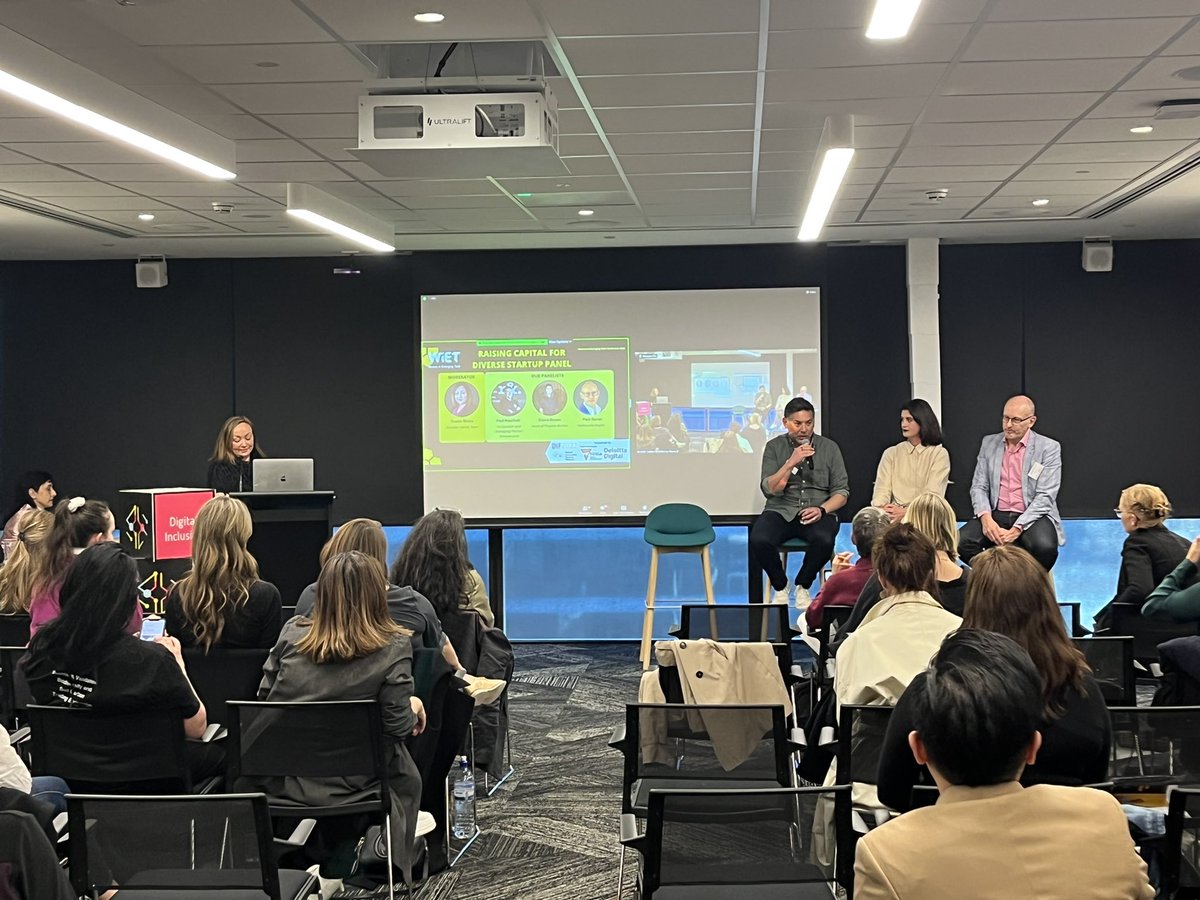 Honestly, the content today at Women in Emerging Tech is a masterclass. Currently listening to how startups can raise capital with <a href="/napper/">paul naphtali</a> Claire Brown from <a href="/birchalco/">Birchal</a> &amp; Paul Baron, Melbourne Angels. #WIET22 #DIF2022  thanks to <a href="/susanj_brown/">Susan</a> &amp; <a href="/Deloitte/">Deloitte</a> for hosting