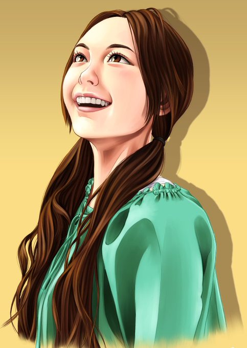 #最近フォローした方は知らない過去絵を晒す イラストを描き始めたころ「可愛い」研究のため描いたガッキーの模写。比率とか色々探ったけど、そうじゃないんだ!過去の俺😭 
