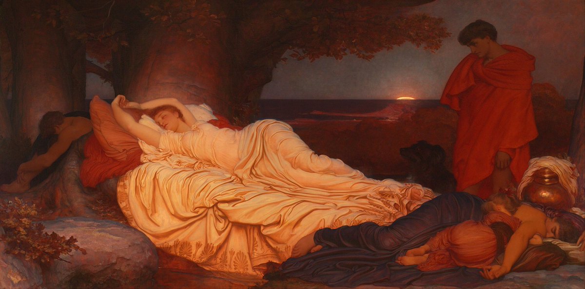 allegory_folly's tweet photo. 🖼 Cymon and Iphigenia
👨🎨 Frederic Leighton
⏳ 1884
🎨 Oil on canvas
📷 Credit: @WikiCommons
#art #artist #arthistory #featuredartist #fredericleighton #leighton #britishart #academicart #oilpainting #storypaintings #thedecameron #iphigenia #cymon #figurepainting #beautiful https://t.co/YbsOuuBew5