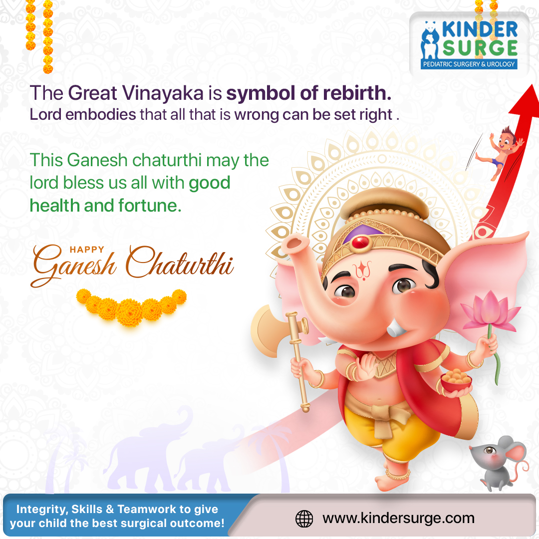 kindersurge's tweet photo. Lord Ganesh is the symbol of being different, accepting our differences and overcoming all odds.
May the Vighnanashak take away all the hurdles as we focus on good health and fortunes this day.

#kindersurge #GaneshChaturthi2022 #VinayagarChaturthi @Arka1dering https://t.co/2AZdOndzpn