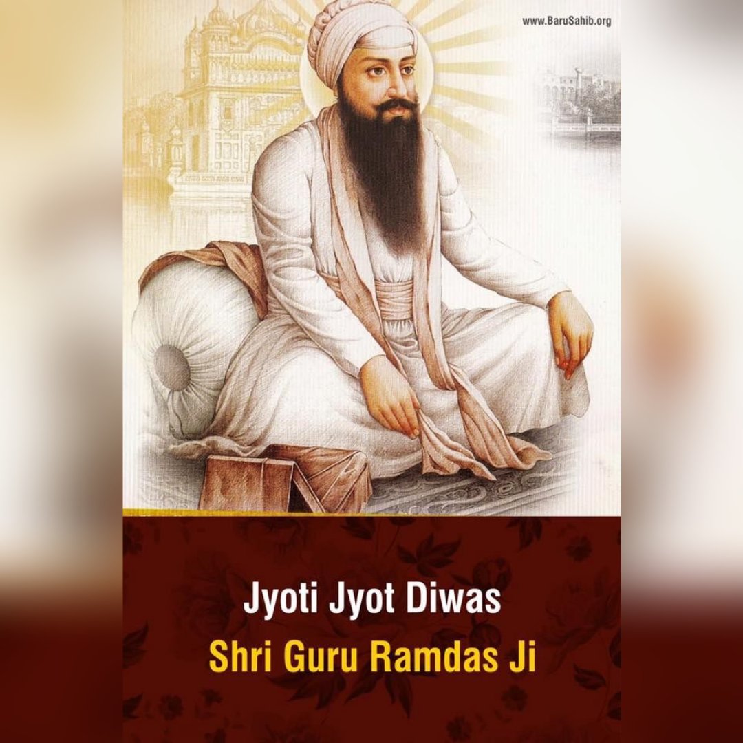 #SikhCommunity pays homage to #SriGuruRamDasJi, on his #JotiJotDiwas, today. Let us remember Sri Guru Ram Das Ji, who is still living through his hymns.
