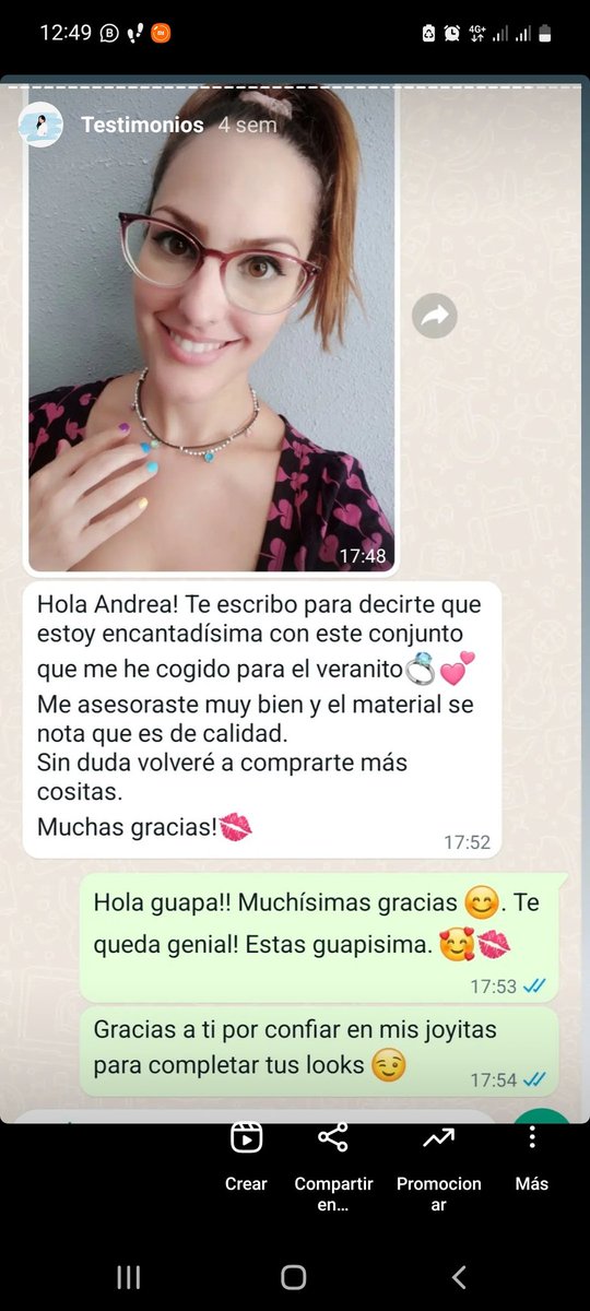 Personas bonitas que me mandan mensajes preciosos 🥰

#testimonios #opiniones #bisuteriaplata #hechoamano #bisuteriahechaamano #hechoenespaña