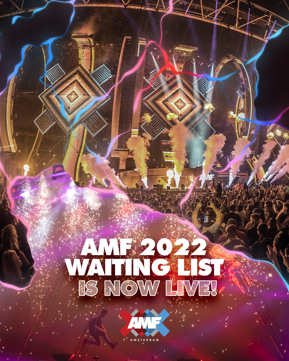 Missed out on tickets to <a href="/_AMFofficial/">AMF</a>’s 10th anniversary? There’s still a chance to join in on the celebrations by signing up to the waiting list now via bit.ly/3AtptJi 🙌