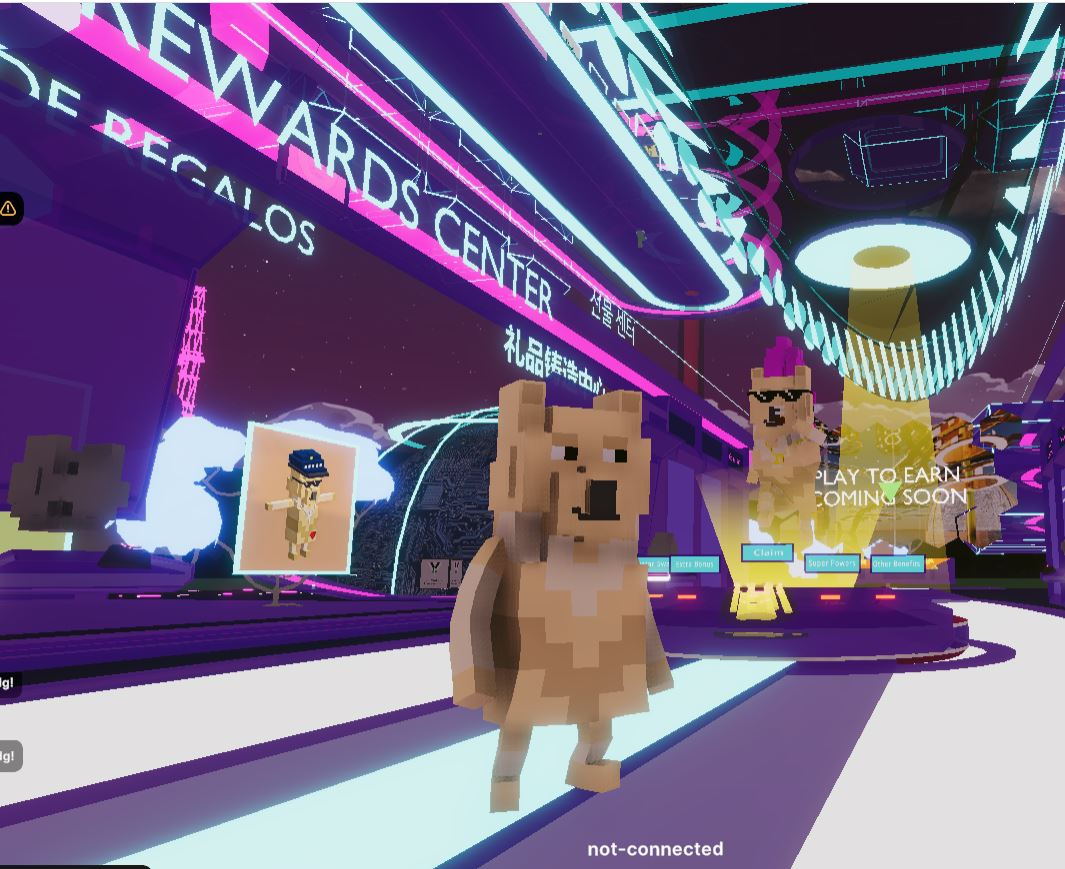ImageComposer's tweet photo. @GamiMallMD Petunia in DCL at MetaGamiMall https://t.co/aREldg48II