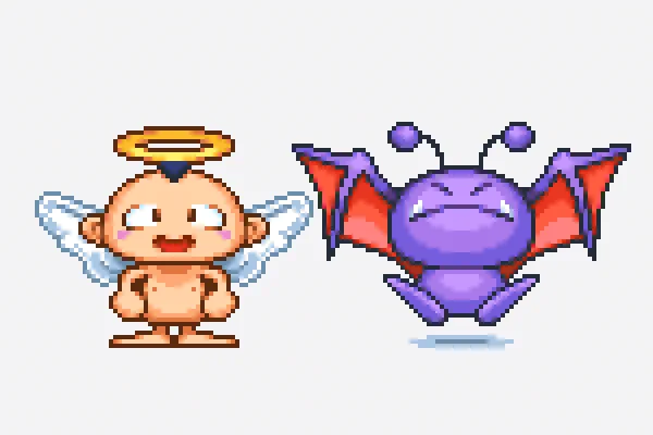 [メガドライブ]でびとぴー#SEGA #ドット絵 #pixelart 