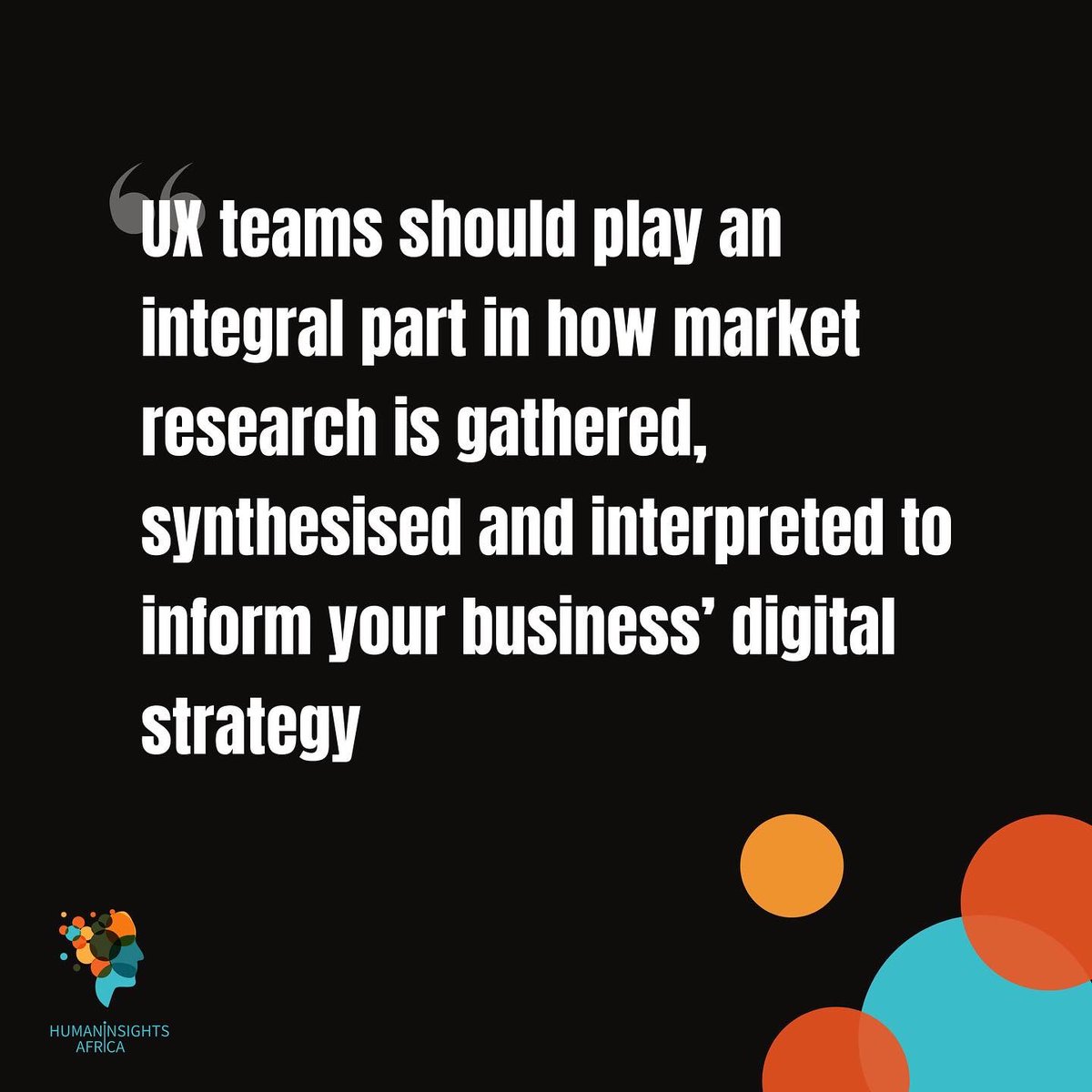 What have we seen consulting for big corporates? At Human Insights, we’ve seen UX and market research collide at an incredibly fast pace, and there’s a growing need to absorb the research function into your broader UX environment.#HumanInsights #UXresearch #digitaltransformation