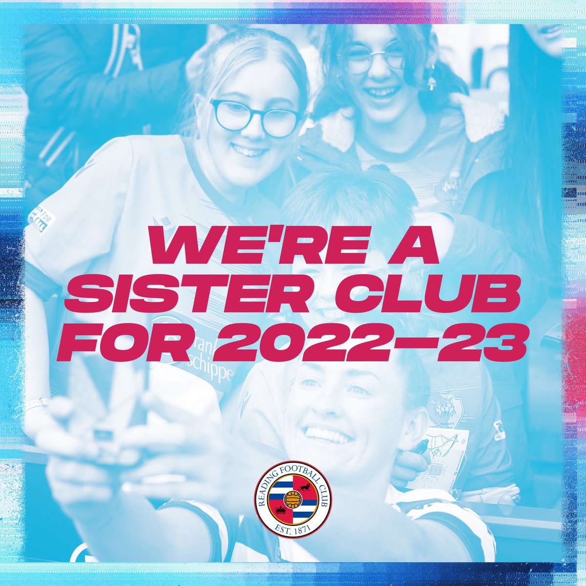 Proud to be a Sister Club to <a href="/ReadingFCWomen/">Reading FC Women</a> again this year - best of luck for the new season, and we look forward to cheering you on!