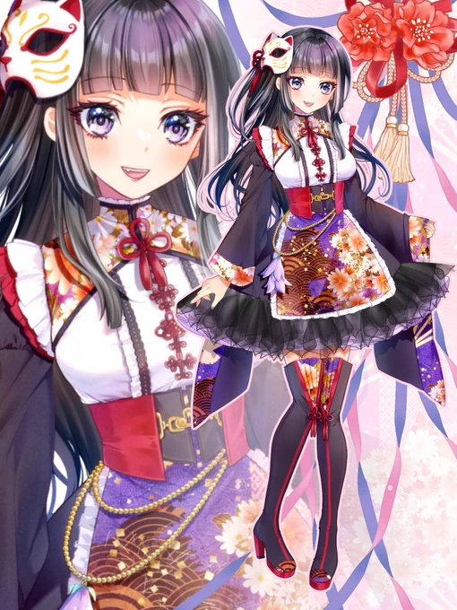IRIAMで活動されております杣菜つくも様() の新衣装のお仕立てをさせて頂きました! 