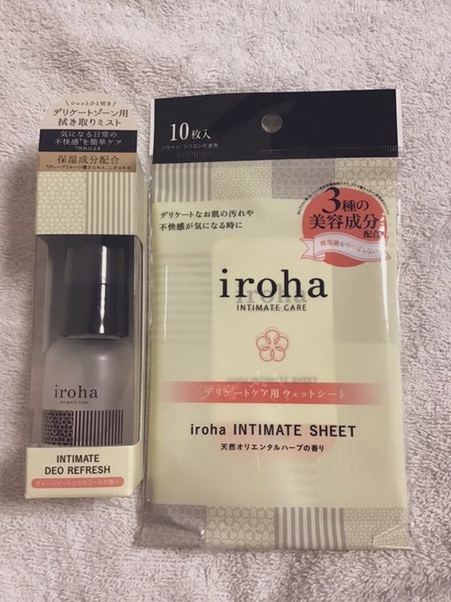 #iroha部 で頂いた「iroha INTIMATE SHEET」「iroha INTIMATE DEO REFRESH」使ってみました!爽やかだけど優しい良い香りこれで不快な生理の終わりがけも快適にリラックスして過ごせるかも…  