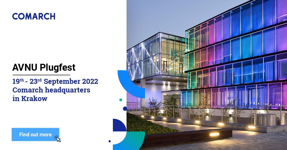 ComarchTech's tweet photo. In September, representatives of the certification community will once again visit our HQ in Kraków to take part in AVNU Plugfest organized by Comarch.

Read more about the event ➡️ https://t.co/diKZojVguF

#certification #testtool https://t.co/hQU4xFIkP1
