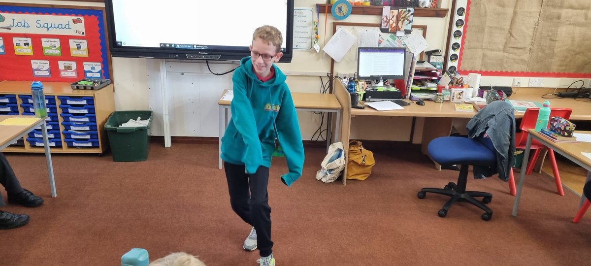 DeanstonPS's tweet photo. Talk for Writing 2022/23 underway with some drama. Watch this space to see how our suspense stories take shape. #talkforwriting #suspense #activewriting https://t.co/cB1Wpd0iBs