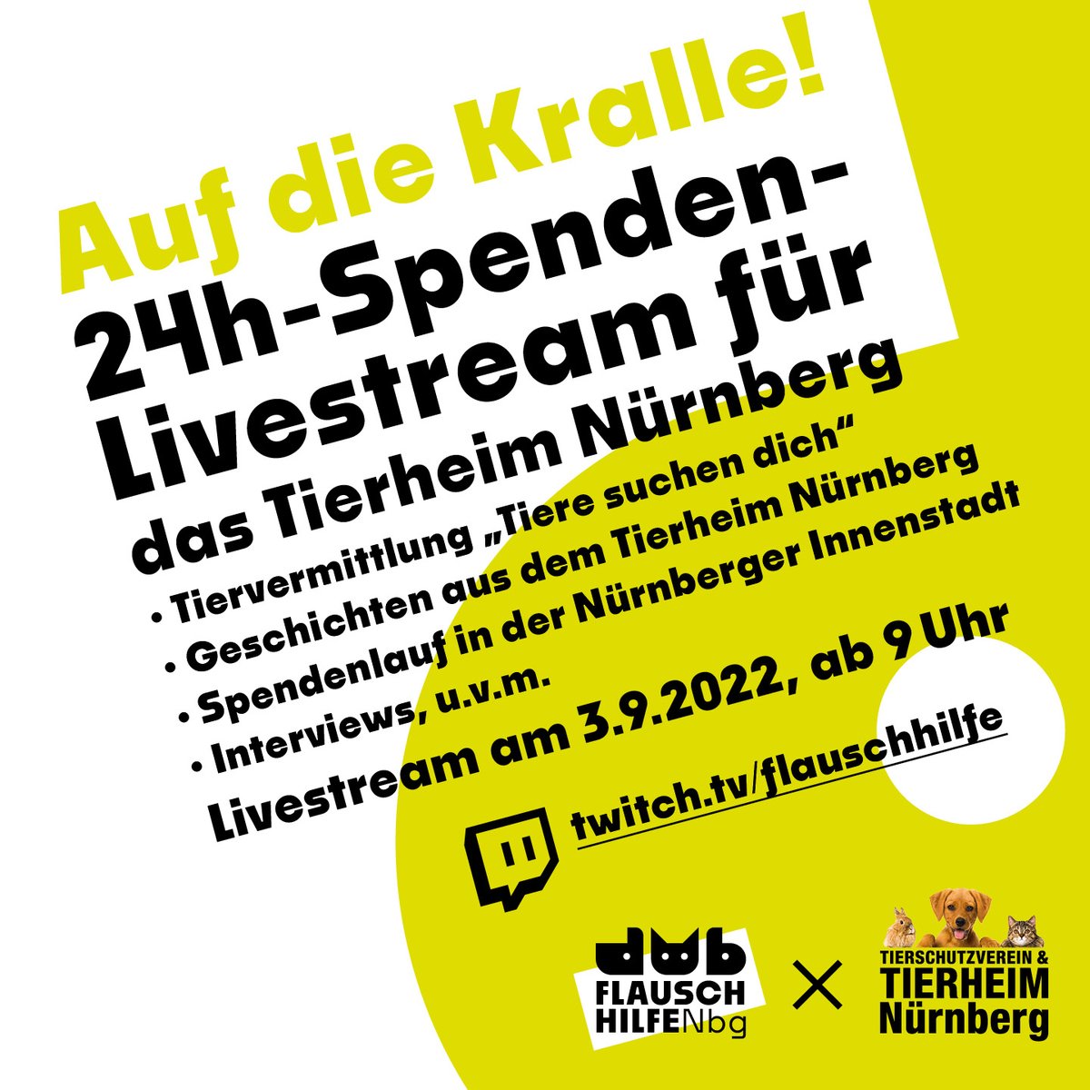 Flauschhilfe's tweet photo. @martin_rollmann Vielen Dank an #Marketing für die #Social-Media-#Beiträge und das #Logo. Auf geht's, zwei mal #schlafen und dann #starten wir mit unserem #Programm des #24-Stunden-Streams ab 9 Uhr https://t.co/TpC3LbRZQJ