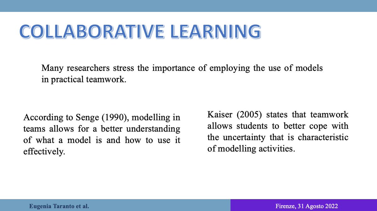 AliceRaffaele1's tweet photo. #ODS2022 #TeachingSession
Eugenia Taranto has just presented some results in mathematics education related to the first teaching unit of #ROAR, our project addressed to higher secondary school (https://t.co/E7pgvaCUqA) #orms https://t.co/BQDfssfDuj