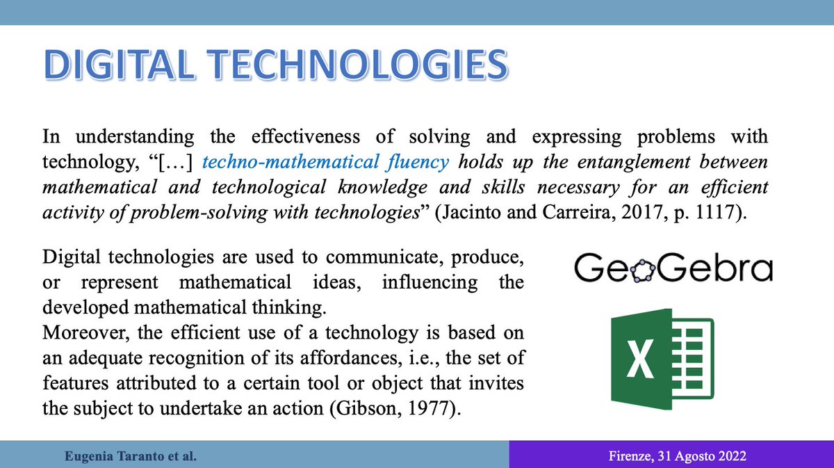 AliceRaffaele1's tweet photo. #ODS2022 #TeachingSession
Eugenia Taranto has just presented some results in mathematics education related to the first teaching unit of #ROAR, our project addressed to higher secondary school (https://t.co/E7pgvaCUqA) #orms https://t.co/BQDfssfDuj