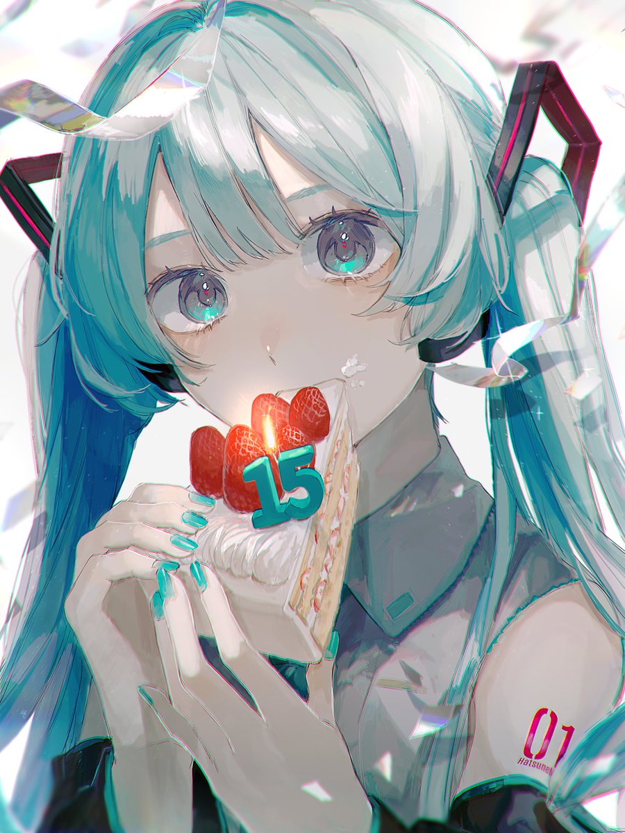 初音ミク「#初音ミク誕生祭2022 ミクさんおめでとう 」|餅米のイラスト