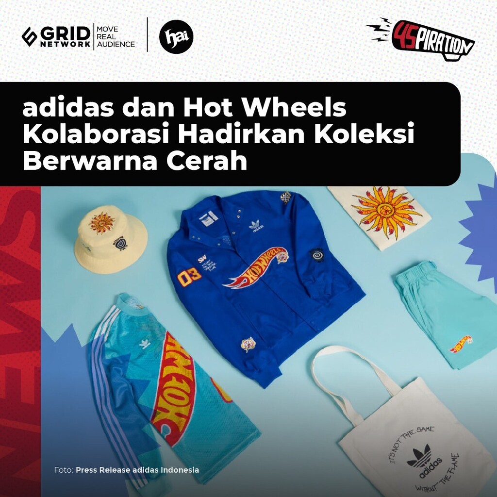 Hasil kolaborasi ini melahirkan jaket balap, t-shirt mesh lengan panjang, kaus katun , celana pendek, bucket hat dan tas jinjing bolak-balik. 

Koleksi sepatunya merupakan hasil modifikasi dari seri Superturf Adventure, dengan patches yang dapat dicopot … instagr.am/p/Ch63WHahUyM/