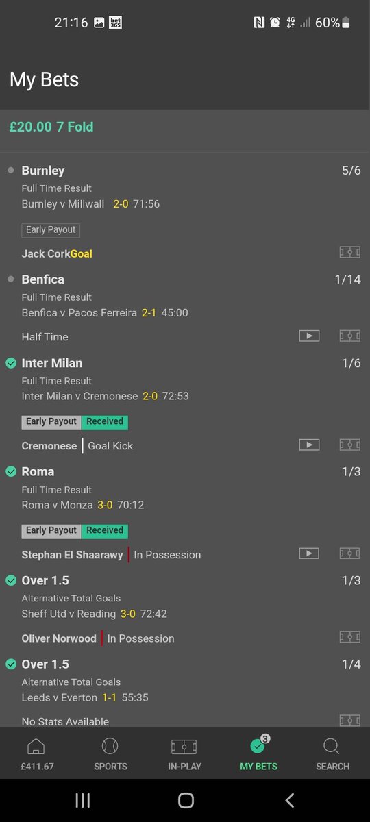 Premium winners from last night🔥🔥

Message us to get involved.
