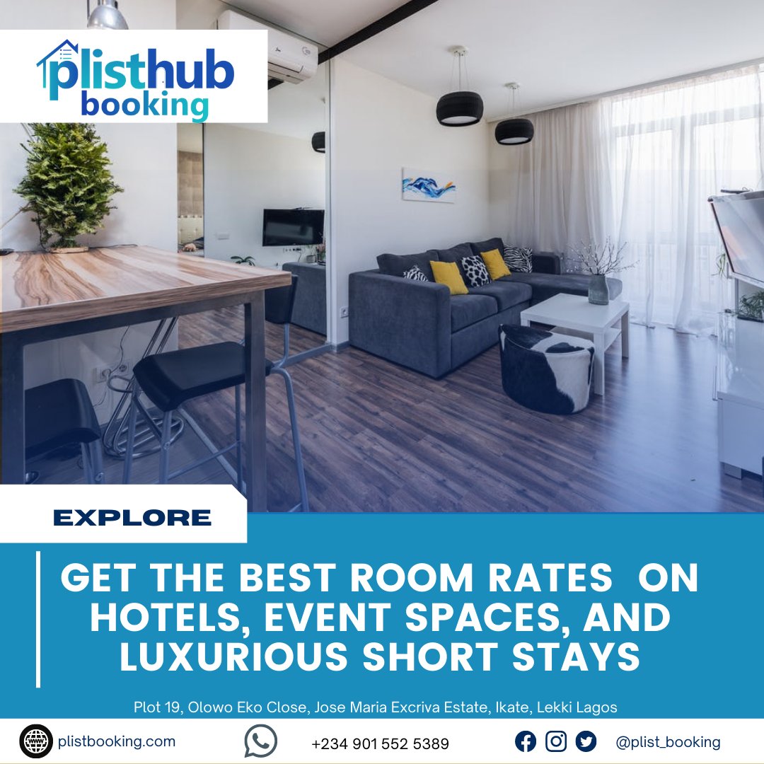plist_booking's tweet image. Plistbooking.com offers everything. You can locate the homes you need in the area you want for a suitable rate. plistbooking.com #bookingtips #shortletsinnigeria #eventcenternigeria #bookingnigeria #bookinginlagos #shortletlagos #apartmentbooking #shortletbooking