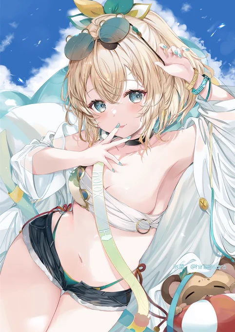 ホロライブサマーいろは殿 #いろはにも絵を 