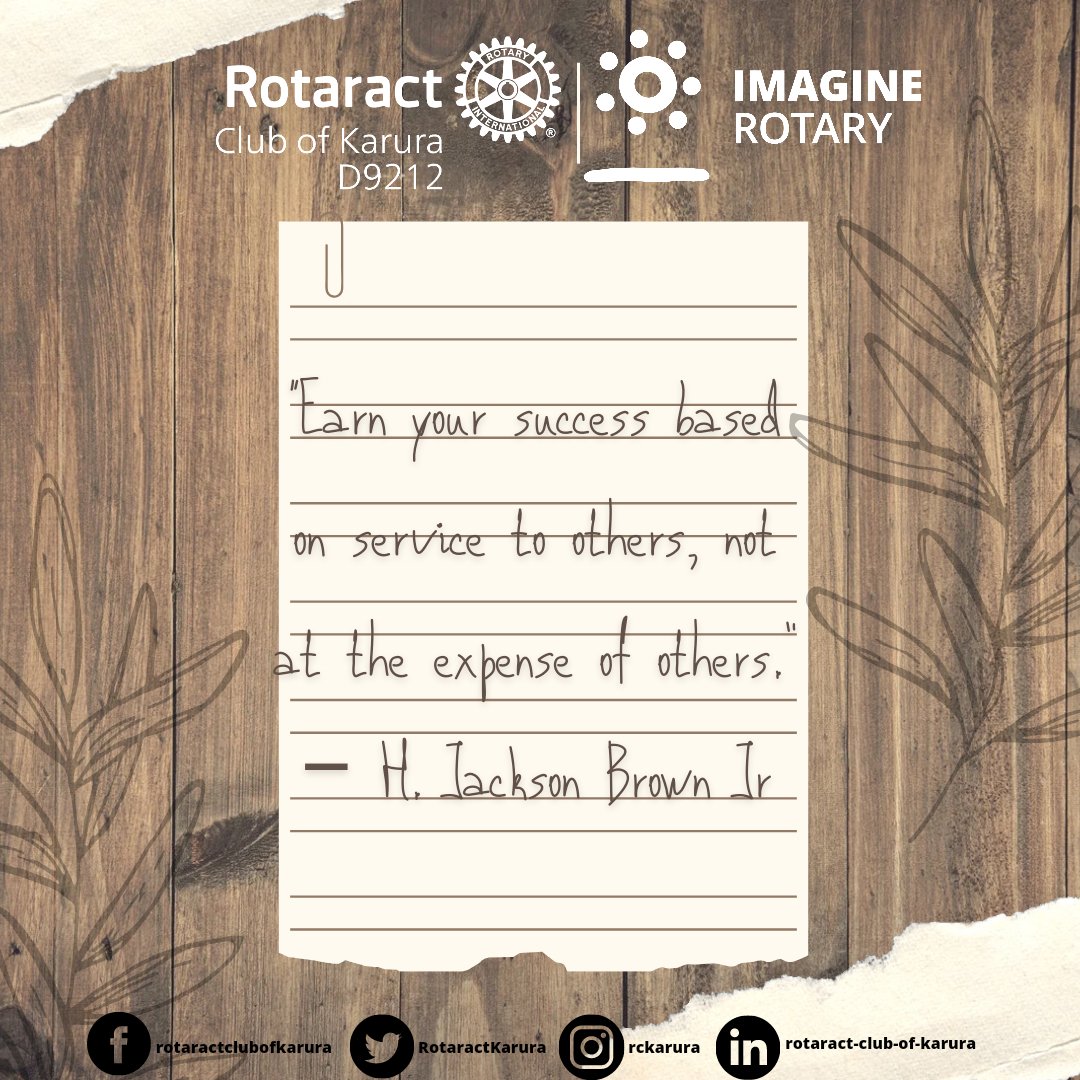 RotaractKarura's tweet photo. Service to community,country and the world at large depends on the small efforts we put in.
#Witwednesday https://t.co/7f1gBVcUdy